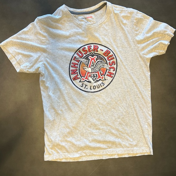 Anheuser Busch STL St. Louis Logo Mens Small T-Shirt Vintage Logo - Picture 1 of 3